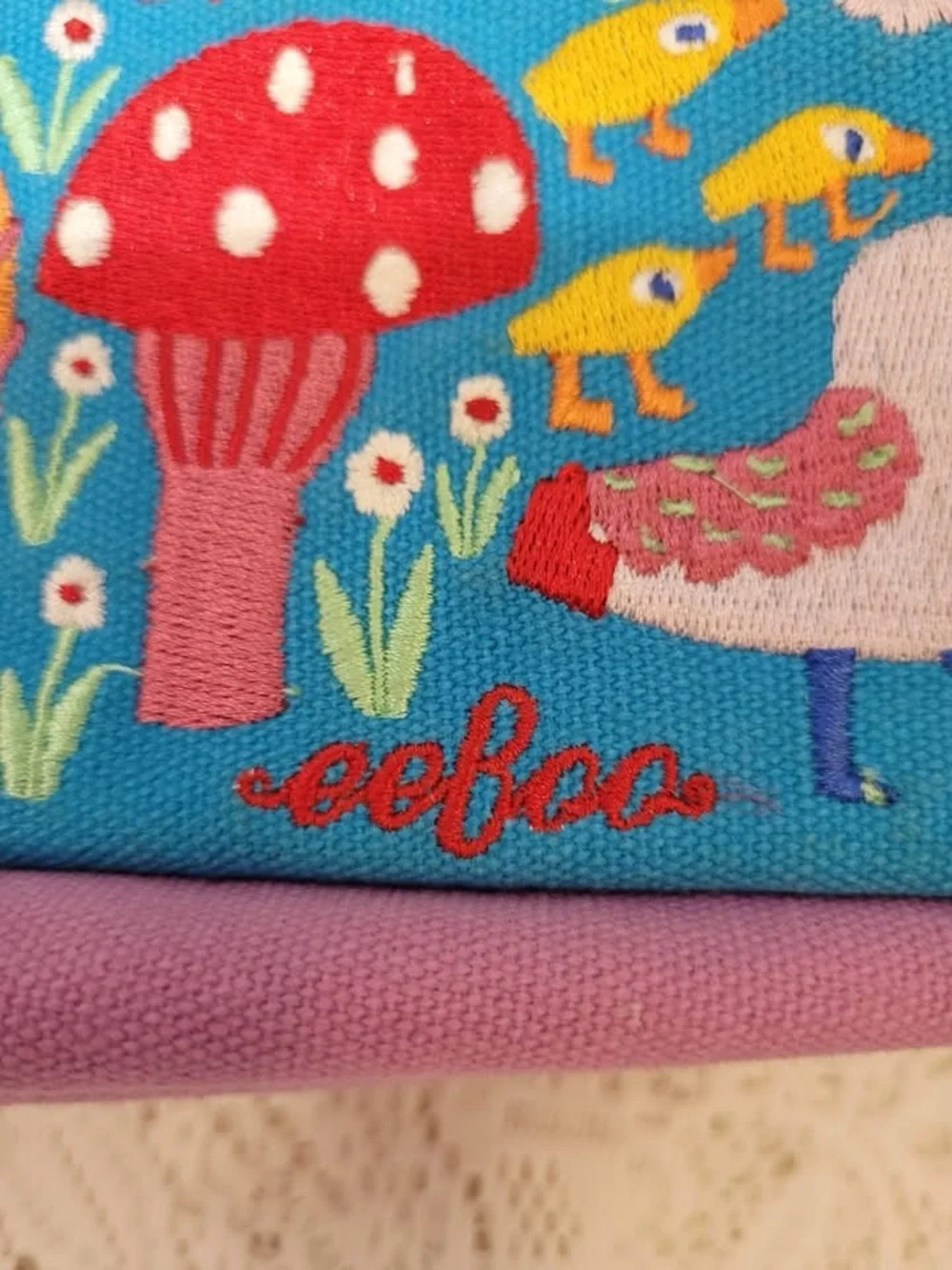 eeBoo Embroiderd Backpack For Little Girls